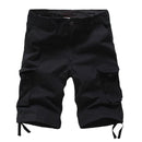 Summer Men Casual Shorts Loose Fit Knee Length