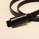Leather Buckle Thin Casual Belt for Women First Layer Belt Female Straps Apparel Accessories