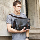 Luxury Leather Men Sling Bag Casual Business Messenger Bag Vintage Men Crossbody Bag Male Shoulder Bags