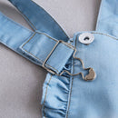 Summer Baby Girls Clothing Kids Overalls Lace Denim Suspender Bib Skirts Cute Toddler Straps Skirt Clothes