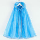 Kids Princess Hooded Cloak Flower Girl Capes Jackets Children Wedding Party Dress Up Outfits Wedding Halloween Birthday Clothes