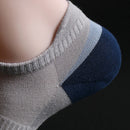 Men Super Thin Bamboo Cool Ankle Socks Male Brown/Black Contrast Low Cut Invisible Sneaker