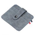 Thin Credit Card Holder Wallet Designer Male Nubuck Leather Slim For Man