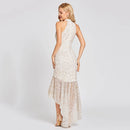 Evening dress zipper up neck sleeveless wedding party formal dress evening dresses