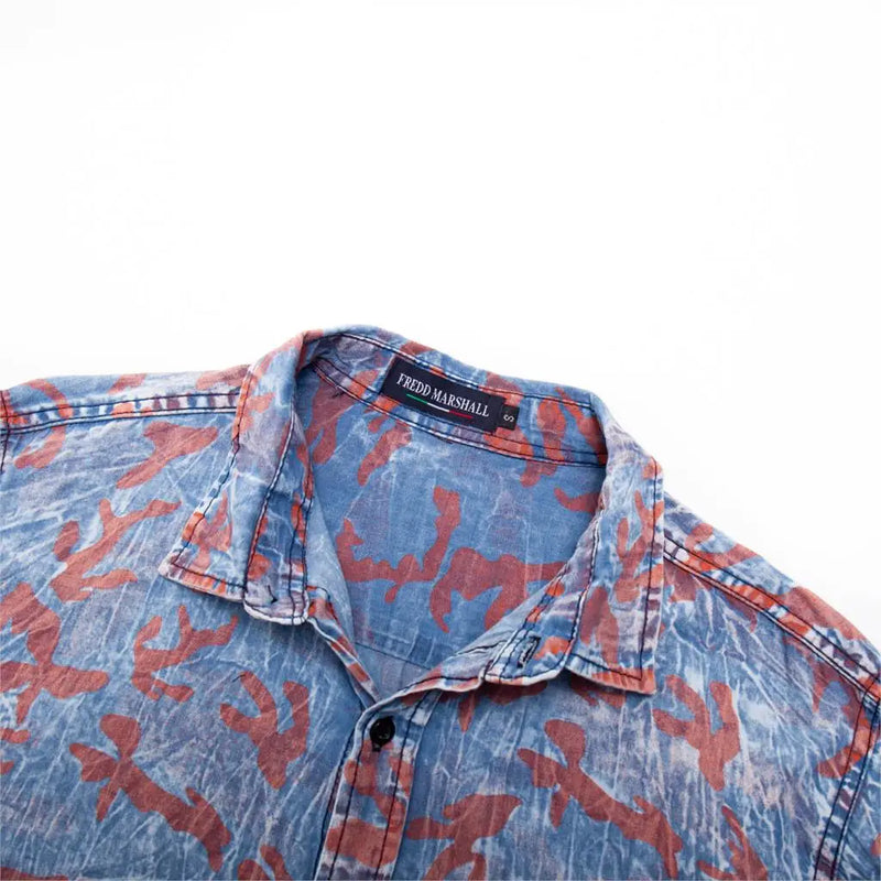 Men's Denim Shirt Summer Shirt Casual Slim Fit Shirts