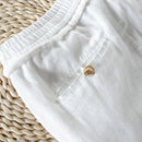Linen pants men casual loose white pants men large trousers men trousers male