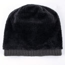 Unisex beanies women knitted wool Skullies caps Plus velvet warm bone Hip Hop cap winter hats for men