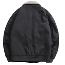 Winter Men's Padded Clothes Leisure Plush Fleece Jacket Outdoor Overalls Coat