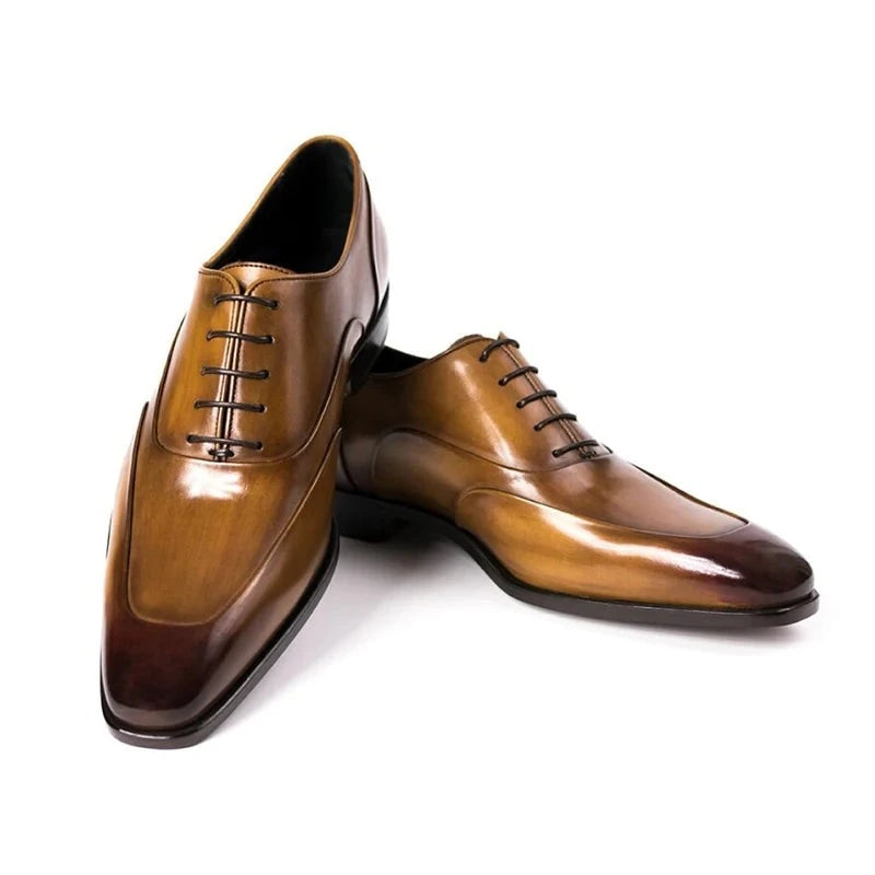 Oxford Leather Men Shoes Wedding Dress Party Handmade Shoe Best Designer Solid Business Man shoes