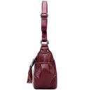 Women Messenger Bag Leather Shoulder Bag Casual Square Mom Bag Female Crossbody Bags