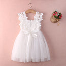 Wholesale Princess Toddler Kid Child Girl Tutu Dress Lace Tulle Party Wedding Birthday Dresses For Girls Summer Sleeveless