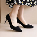 Dress Shoes Lady Pointe Toe Thin Heel Pumps Office