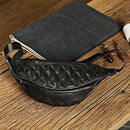Original Handmade Retro First Layer Wax Leather Multifunctional Waist Bag Chest Bag