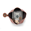 Genuine Leather Rfid Wallet Small Coin Pocke Unisex Credit Card Holder Wallet Men Women Card Id Holder Buckle Coin Purse