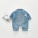 Baby Denim Baby Girl Clothes Outfits Baby Boys Rompers Kid Cotton Flexible Hole Denim Costume Girls Infant Jumpsuit