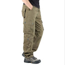 Men's Cargo Pants Men's Casual Trousers Loose Straight Pants