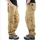 Men's Cargo Pants Men's Casual Trousers Loose Straight Pants