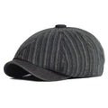 Four Seasons Denim Caps Hat For Male Detective Hats Retro Flat Caps