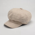 Newsboy Cap Octagonal Hat Plaid Beret Women Autumn Winter Casual