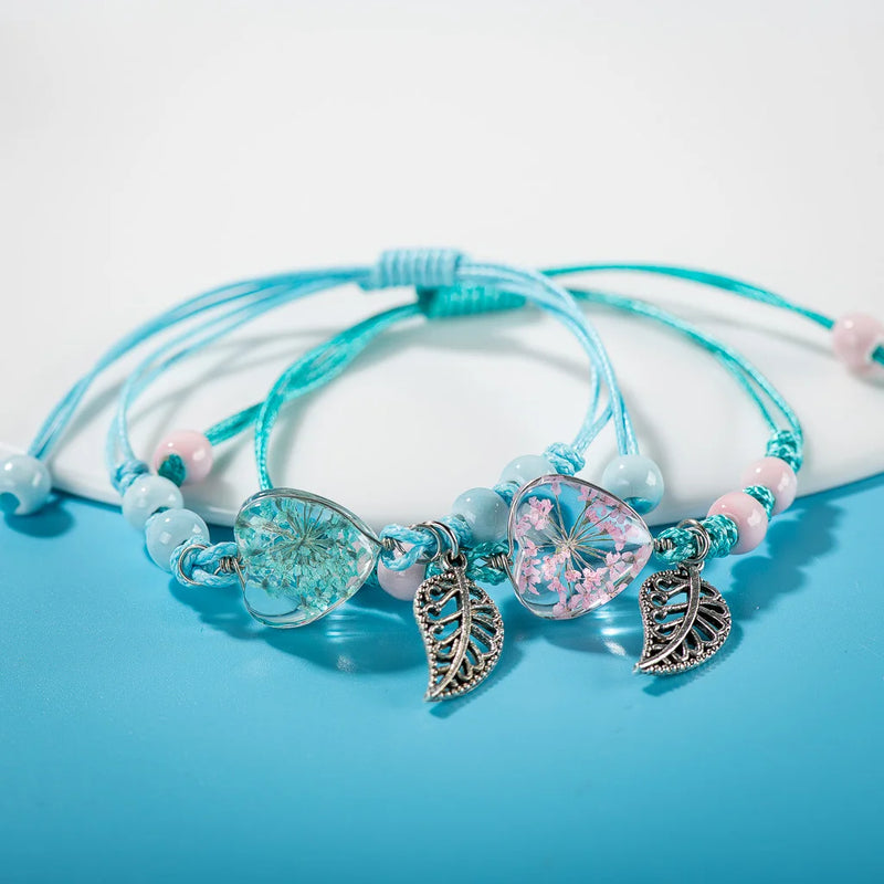 Hand-knitted Bracelet DIY Handmade Gift Jewelry For Women