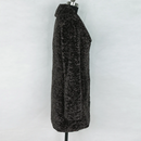 Winter Soft Faux Fur Coat Women slim fit turn-down collar black teddy coat faux fur jacket