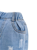 Kids Jeans Spring Children Pants Denim Trousers broken hole Child Clothing Clothes