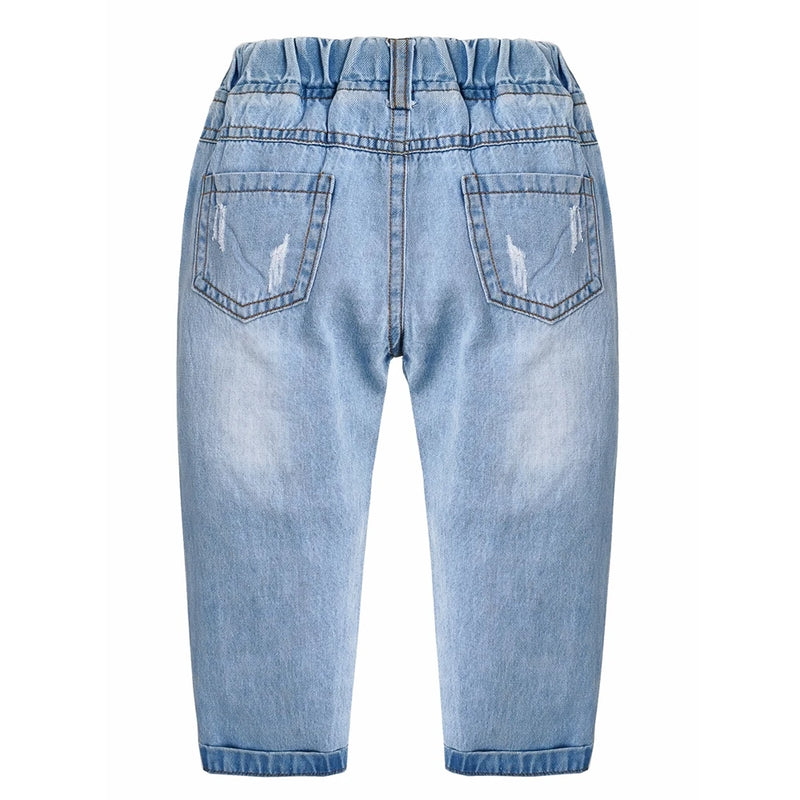 Kids Jeans Spring Children Pants Denim Trousers broken hole Child Clothing Clothes
