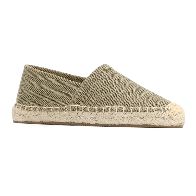 Lazy Casual Canvas Shoes Cartoon Linen Girl Espadrille Ladies Flats