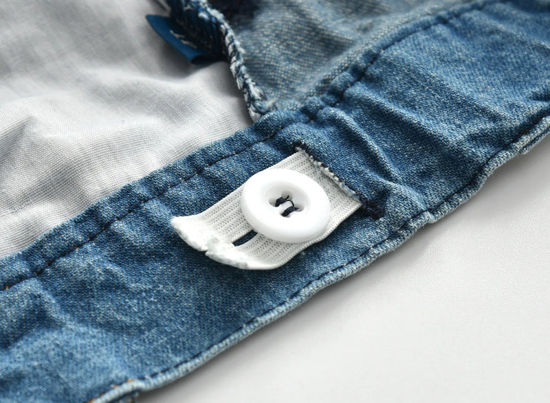 Baby Boys Cotton Jeans Pants Kids Children Spring Autumn Thinner Denim Causal Trousers Children Clothing for 2-7 Years Old