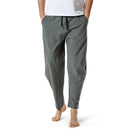 Casual Joggers Pants Men Cotton Linen Jogging Sweatpants Trousers Men Clothing
