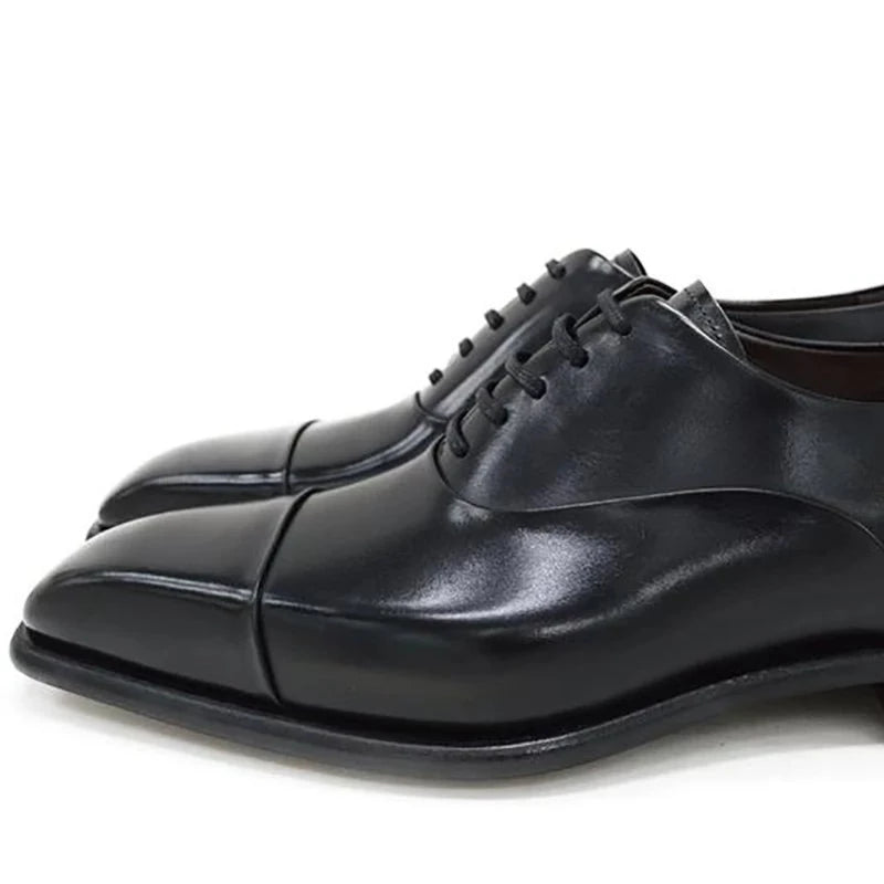 Oxford Dress Formal Best Men Shoes Black Office Original Wedding Man Business Shoe Designer Leather Mens Shoes