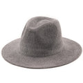 Gray fedora hat on a white background, Obroi