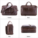 Genuine Leather Men's Briefcase First Layer of Briefcases Shoulder Bag for Men Travel Handbag Men Briefcase