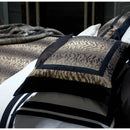 Luxury Bedding Set Tiger Skin Jacquard 140s Satin Cotton Bedspread Quilt Sets King Queen Size Modern Upholstery