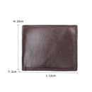 Genuine Leather Men Wallets with Coin Pocket Card Holder Wallet RFID Blocking Purse for Men