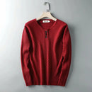 Sweaters Pullover Men Solid Warm Slim Fit Sweater Men Knitwear Pull Comfortable Knitted Outwear