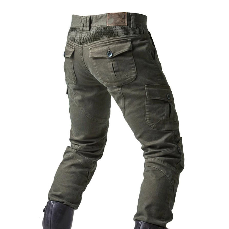 Motorcycle Outdoor Riding Gear Pants Warm With Protective Gear Moto Jeans Knee Pads Removable