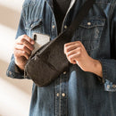 Chest Bag Men Genuine Leather Luxury Handmade Male Storage Crossbody Shoulder Handbag