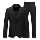 Black Suits for Men Latest Coat Pant Waistcoat Designs Formal Male Suit Luxury Slim Fit Mens Wool Suits