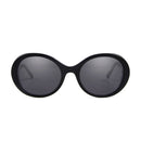 Sided Acetate Sunglasses Oval Sun Glasses For Designer