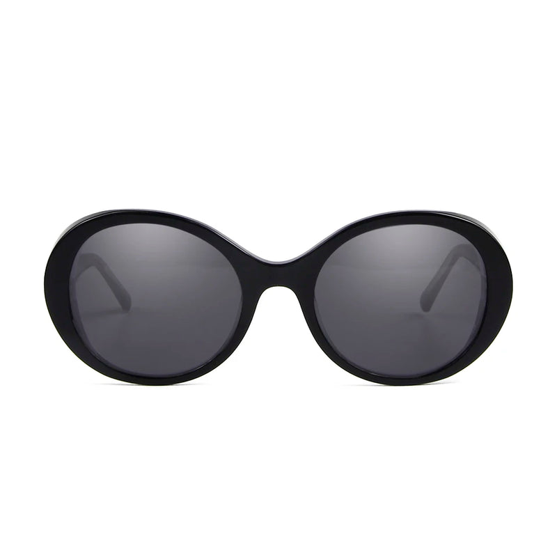 Sided Acetate Sunglasses Oval Sun Glasses For Designer