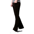 Men Casual Pants Micro Flare Pants Corduroy Pants Slim Classic Designer