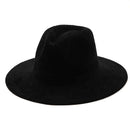 Black fedora hat on a white background, Obroi