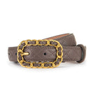 Belt Women Leather Material Metal Chains Pin Buckle Rhombic Pattern Luxury Brand Designer Belt