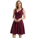 Summer Female Vintage Casual Cocktail Women's Dress Evening Party Midi Elegant Dress For Women