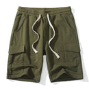 Summer Men Cargo Shorts Cotton Loose Casual Shorts