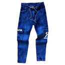 Children's Jeans Spring Autumn Boys Denim Pants Kids Multi-pocket Slacks