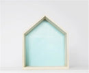 Nordic Wall Shelf Display Hanging Shelving Kid's Room House Shape Shelf Wooden Decor