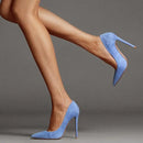 Pumps Women Solid Shoes Low Cut Stiletto Heels Pointed Toe Outfit Party Pump