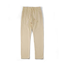 Autumn Winter Cotton Sweatpants Men Brown Jogger Sport Straight Leg Long Casual Pants Streetwear Loose Oversized Trousers